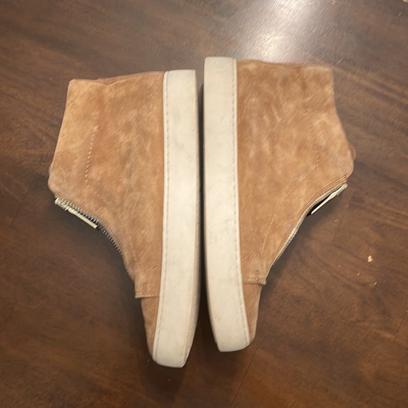 Frye Zip Up High Tops - Tan - 8.5 - Picture 3 of 7